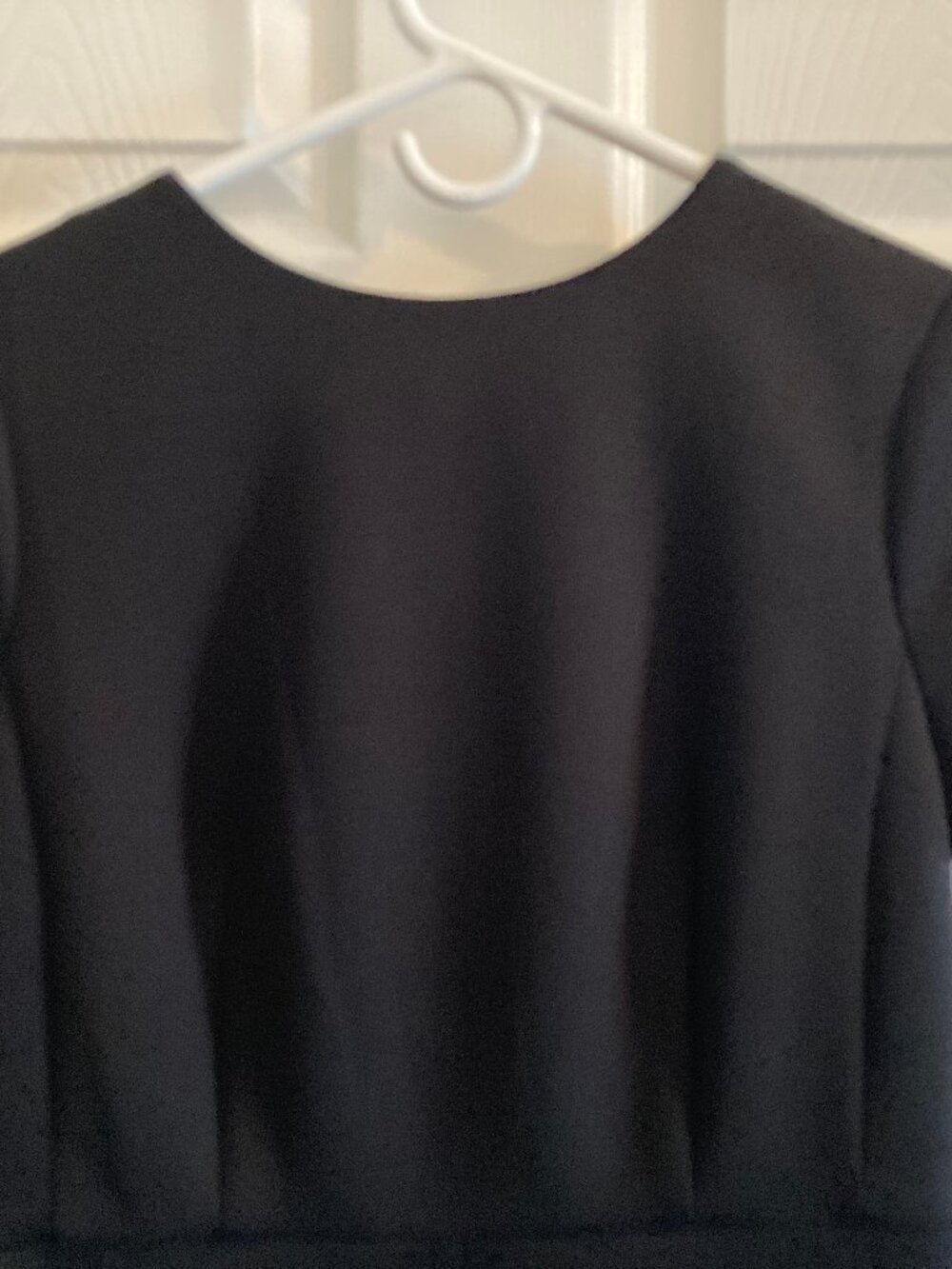 Ann Taylor The Midi Flare Dress in Double Knit Black Size 6 - Picture 7 of 10